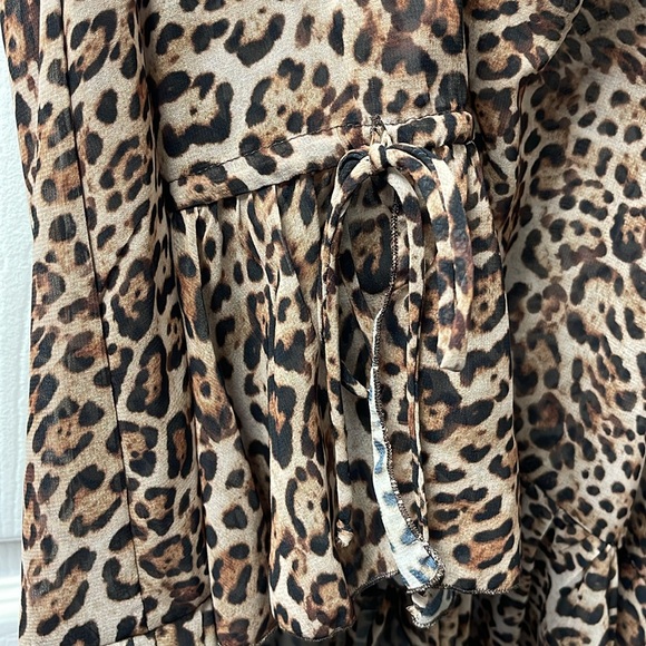 Zara Ruffled Print Blouse NWT - Picture 6 of 6